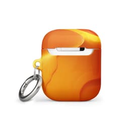 image-Yellow Abstract AirPods Case