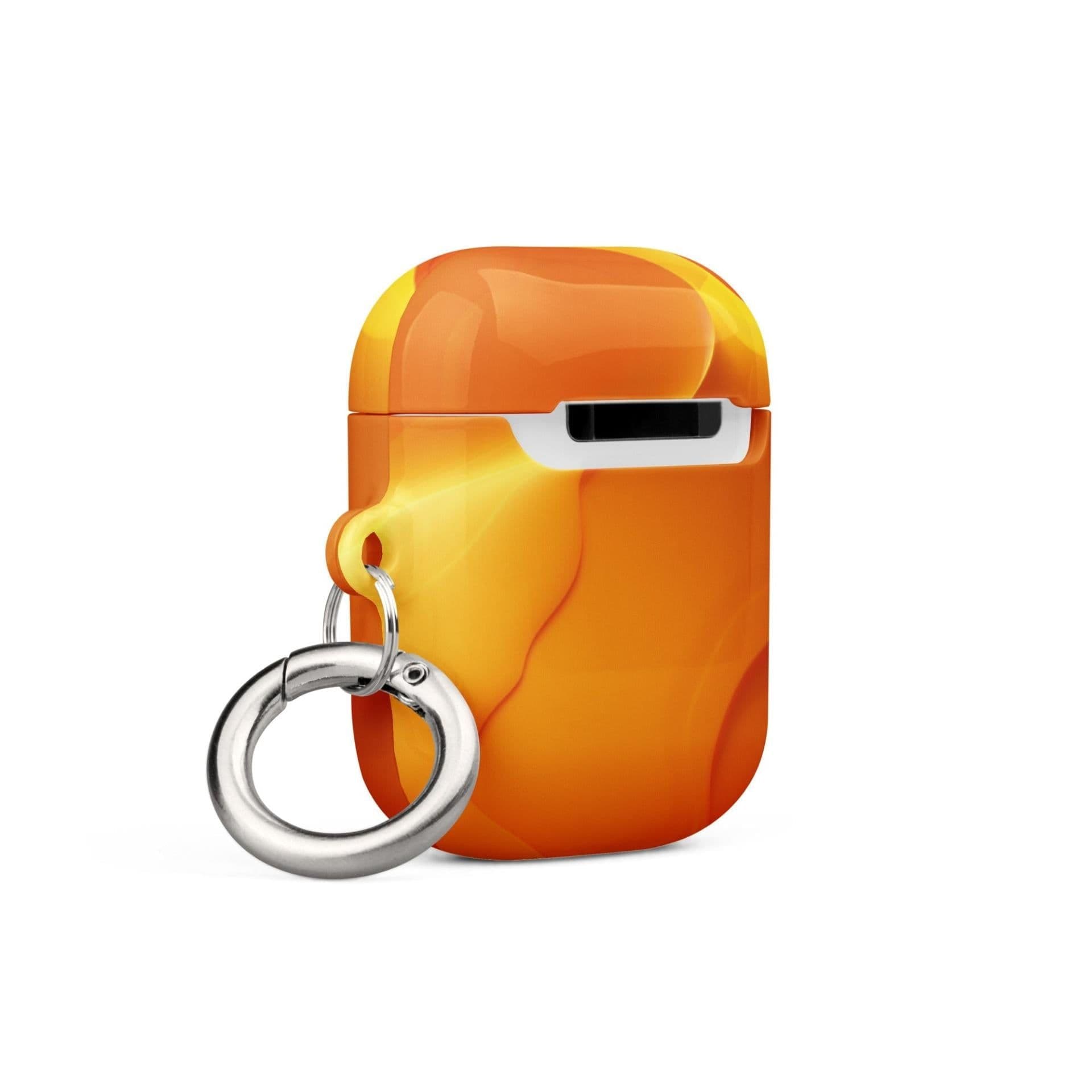 image-Yellow Abstract AirPods Case