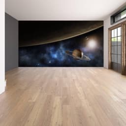 image-Stellar Galaxy Decal - Planet Wall Art Sticker, Universe Themed Window Cling