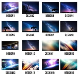 image-Stellar Galaxy Decal - Planet Wall Art Sticker, Universe Themed Window Cling