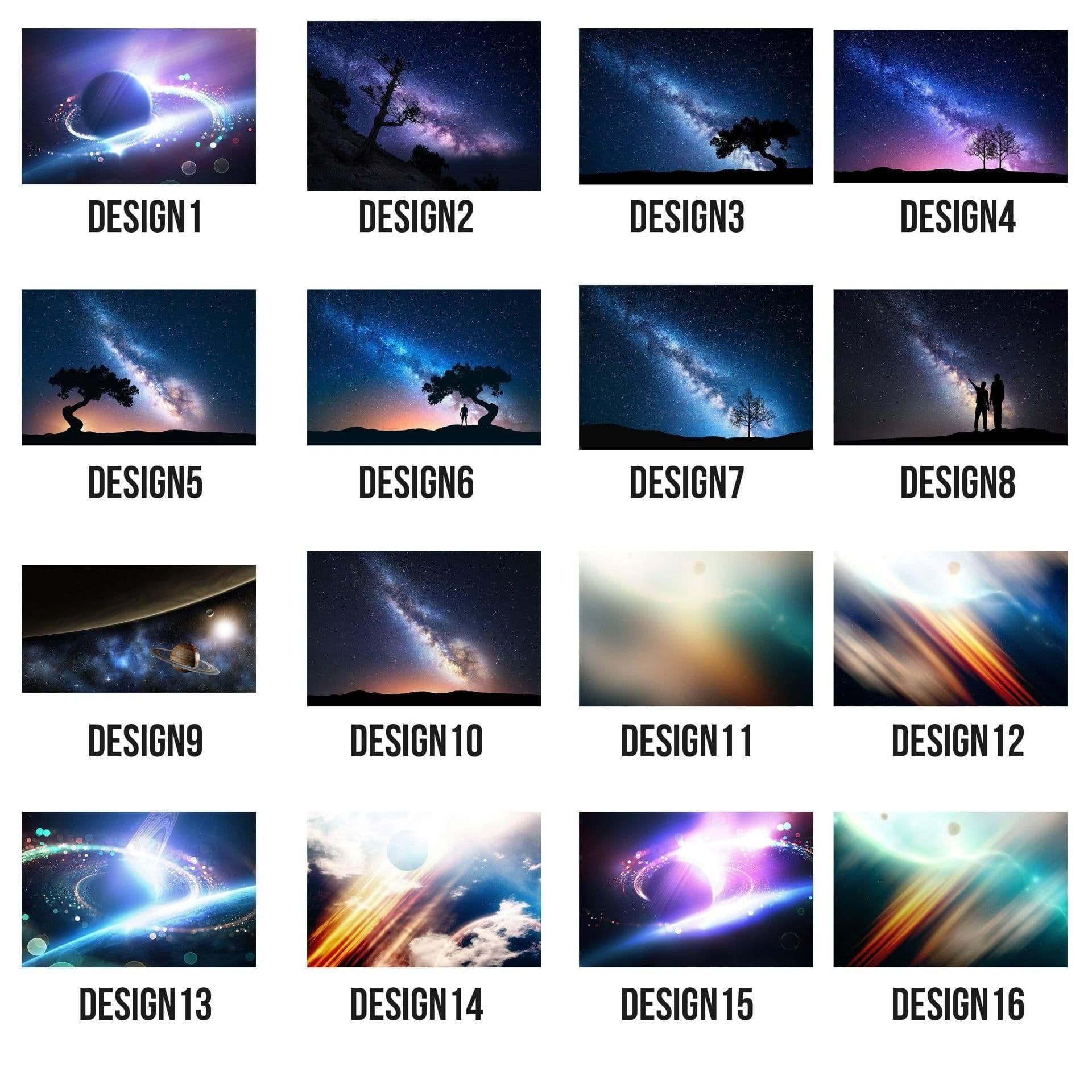 image-Stellar Galaxy Decal - Planet Wall Art Sticker, Universe Themed Window Cling