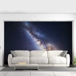 image-Stellar Galaxy Decal - Planet Wall Art Sticker, Universe Themed Window Cling