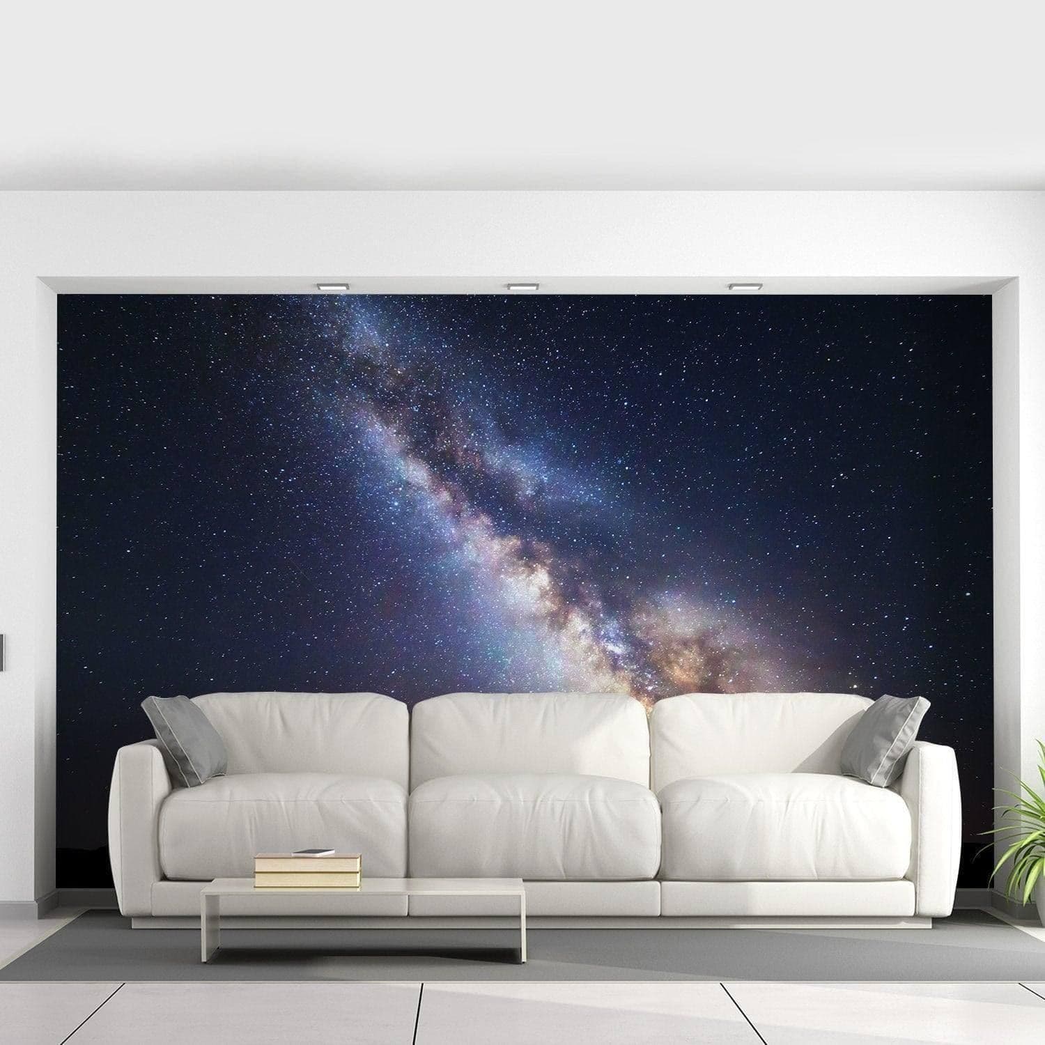 image-Stellar Galaxy Decal - Planet Wall Art Sticker, Universe Themed Window Cling