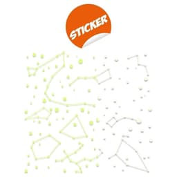 image-Constellation Luminary Decal Kit for Ceiling - Starry Night Sky Stickers