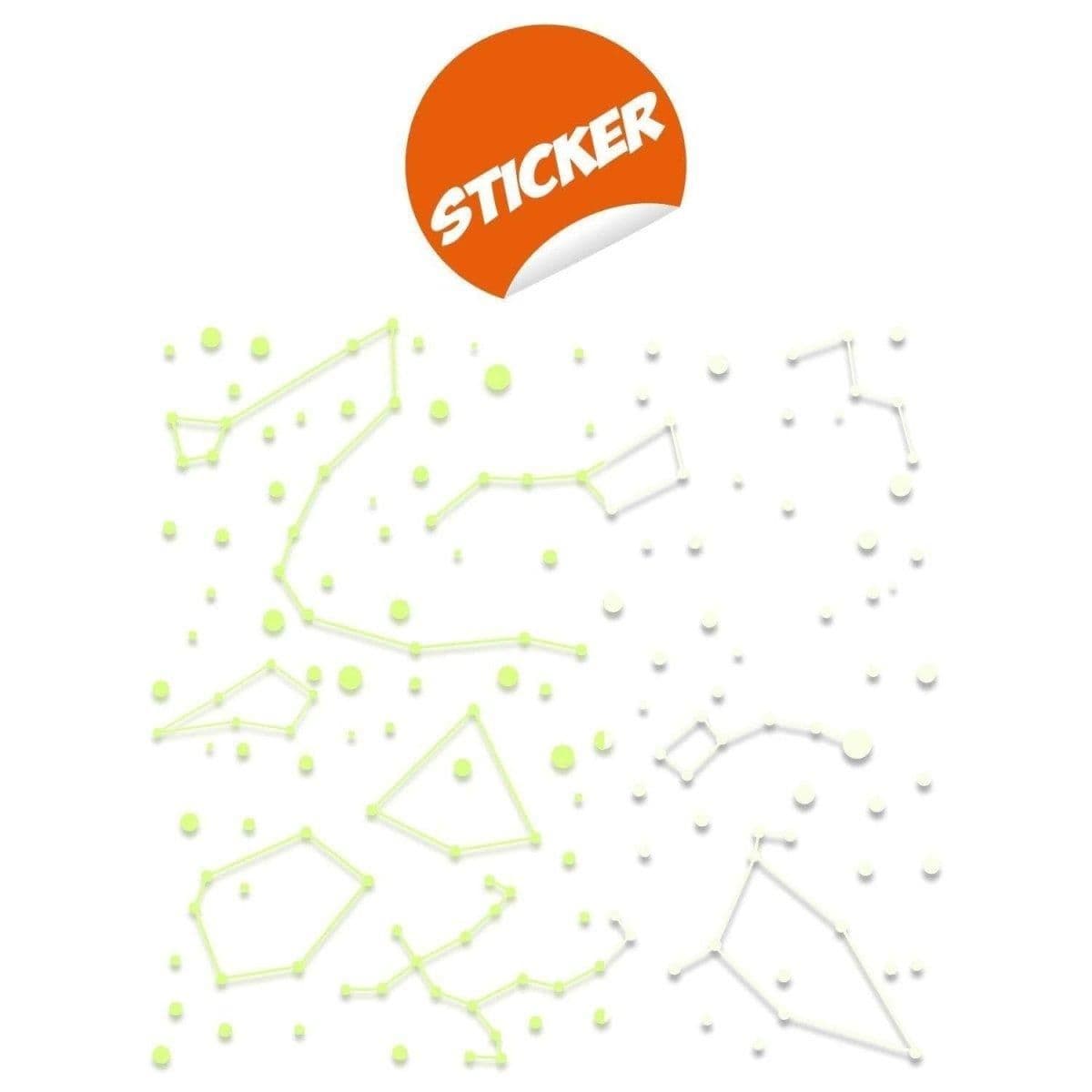 image-Constellation Luminary Decal Kit for Ceiling - Starry Night Sky Stickers