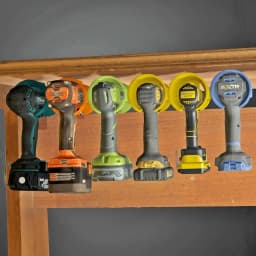 image-Universal Cordless Drill Holder | Power Tool Wall Mount | 3D Printed Drill Organizer | Tool Storage Solution | Garage or Workshop Organizer