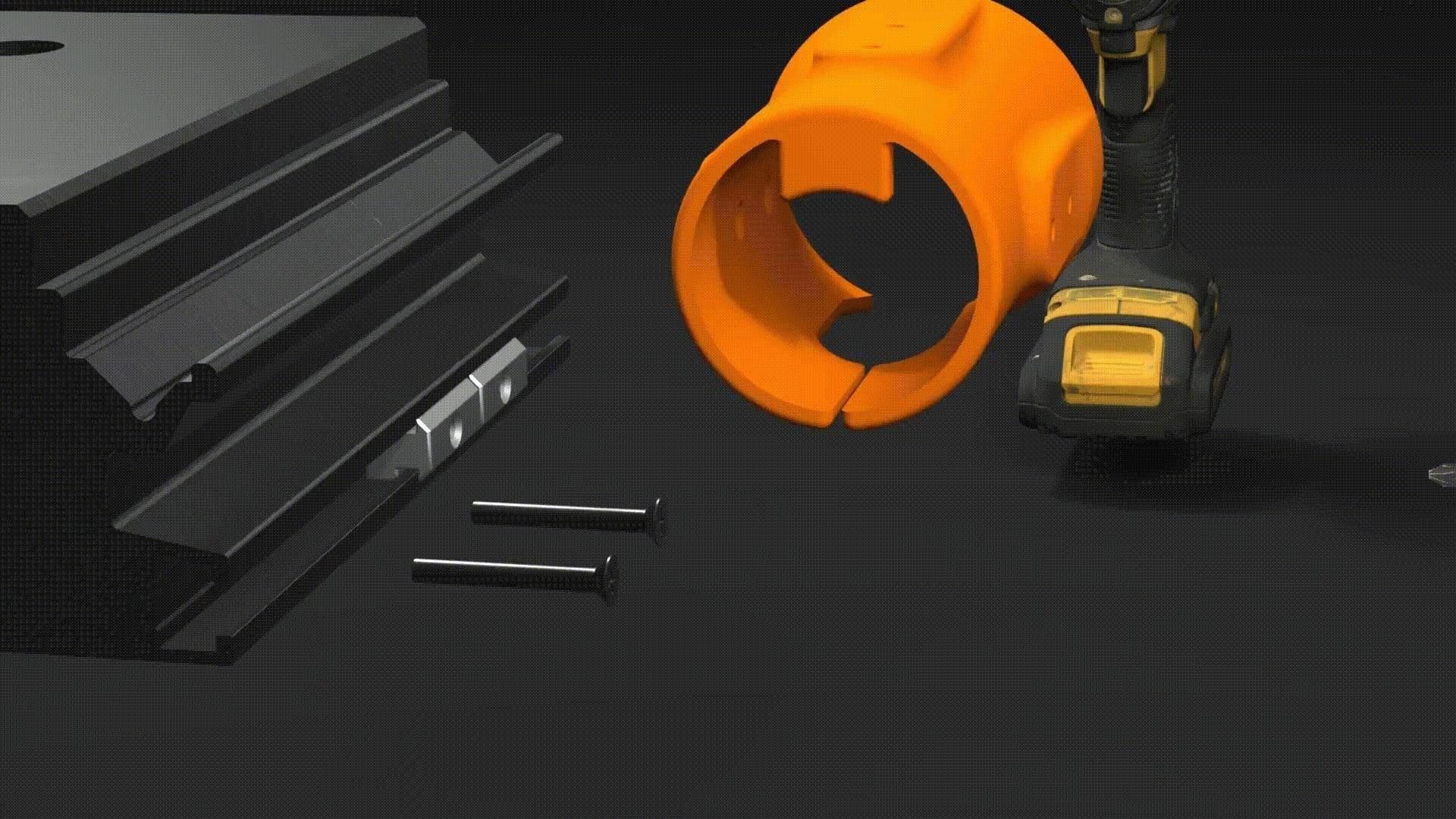 image-Universal Cordless Drill Holder | Power Tool Wall Mount | 3D Printed Drill Organizer | Tool Storage Solution | Garage or Workshop Organizer