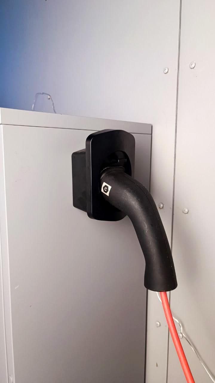 image-Electric Car Charger Connector Wall Holder | EV Wall Mount Organizer Charging Cable Holder | Electric Vehicle Charger Dock Connector Holder