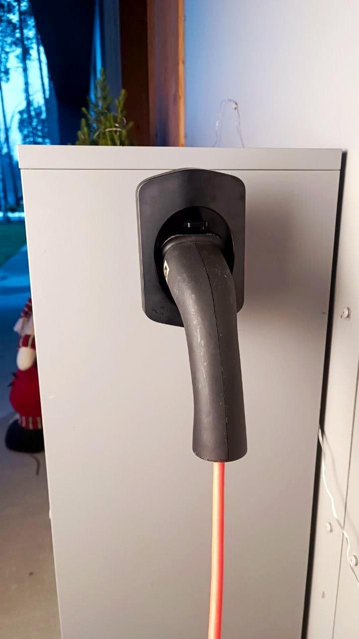 image-Electric Car Charger Connector Wall Holder | EV Wall Mount Organizer Charging Cable Holder | Electric Vehicle Charger Dock Connector Holder