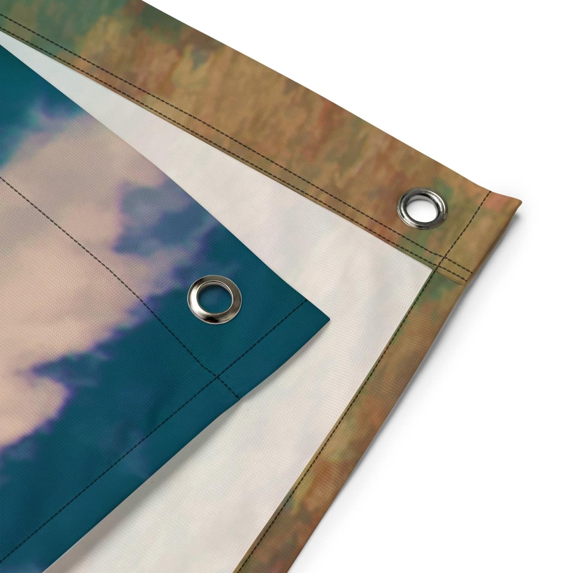 image-Boat Oil Painting Flag Tapestry
