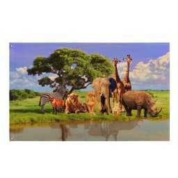 image-Animal Group Tree Painting Flag Tapestry