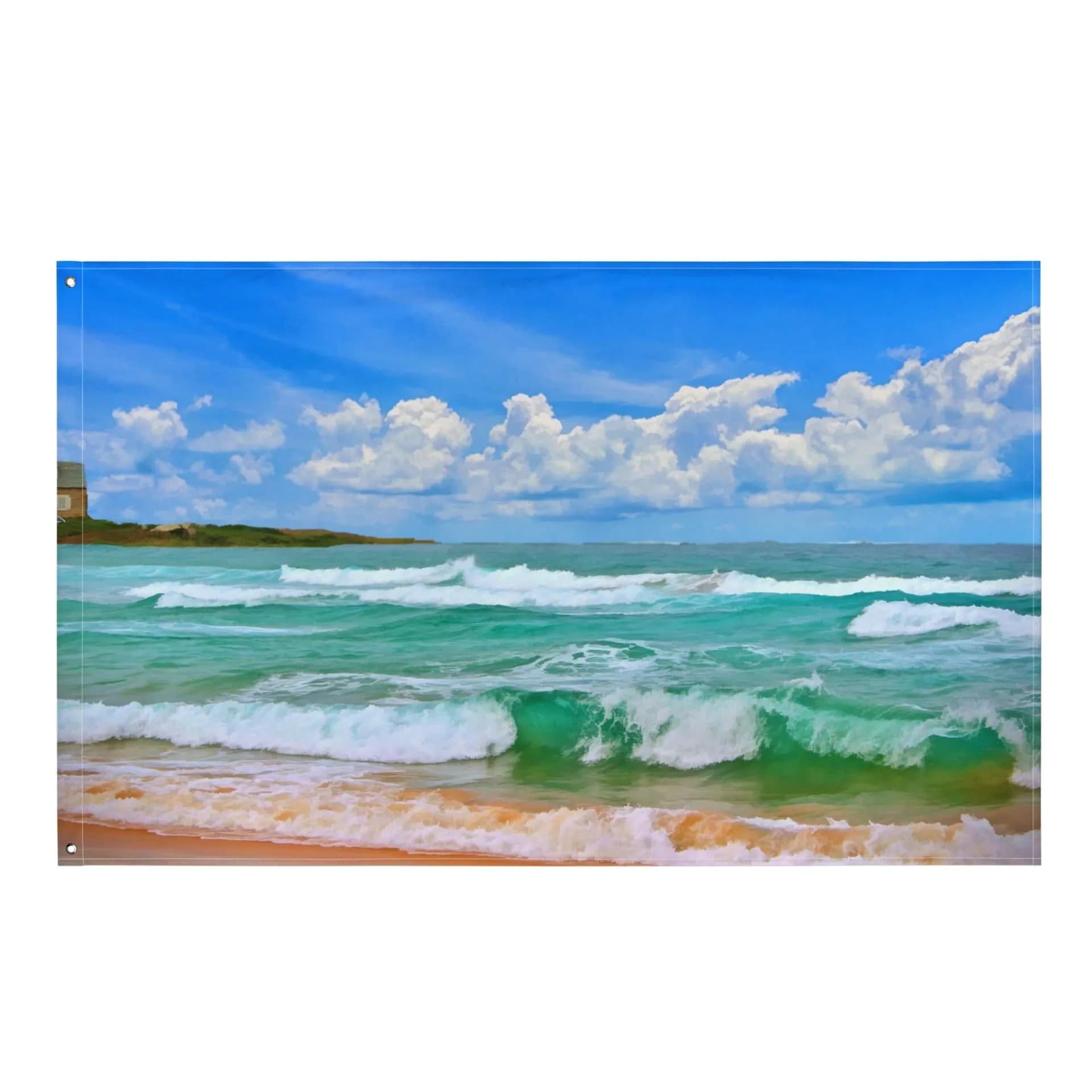 image-Bondi Beach Painting Flag Tapestry