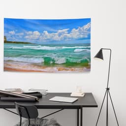image-Bondi Beach Painting Flag Tapestry