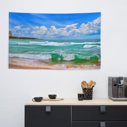 image-Bondi Beach Painting Flag Tapestry