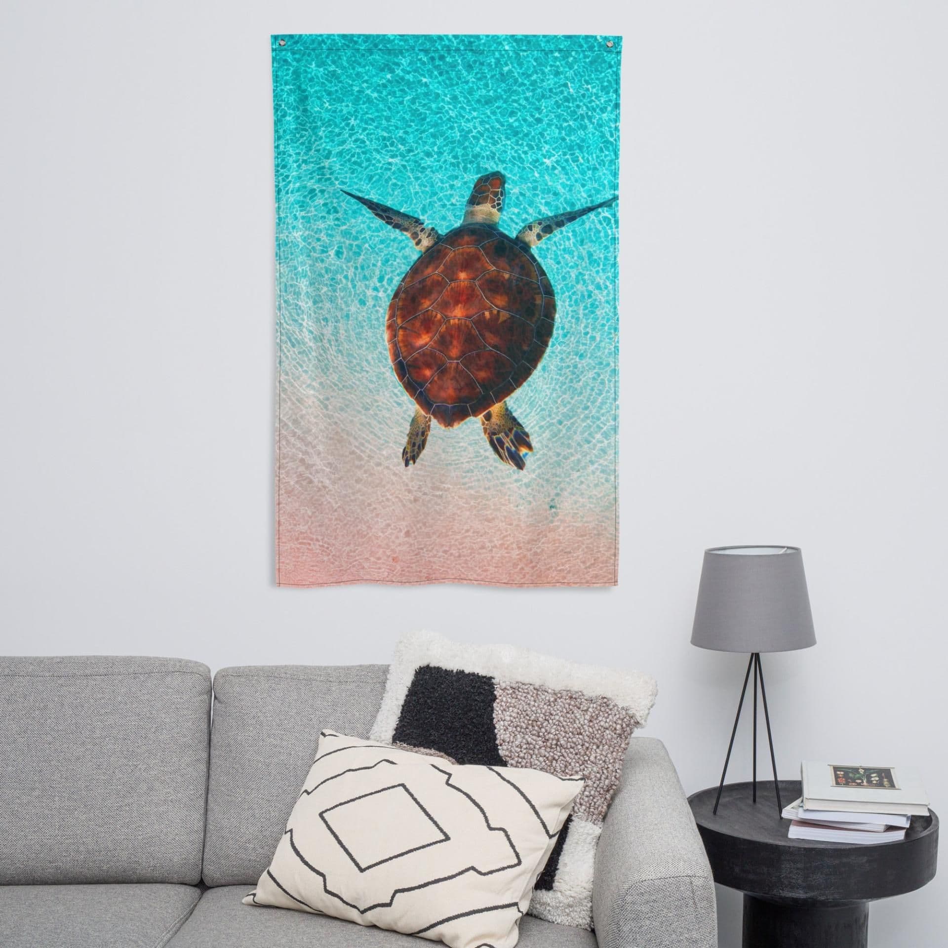 image-Sea Turtle Wall Art Painting Flag Tapestry