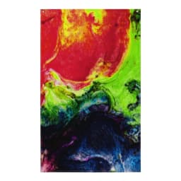 image-Green Red Abstract Painting Flag Tapestry