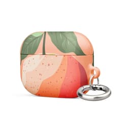 image-Peach Fruit Case for AirPods