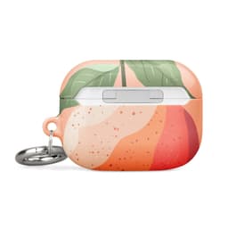 image-Peach Fruit Case for AirPods