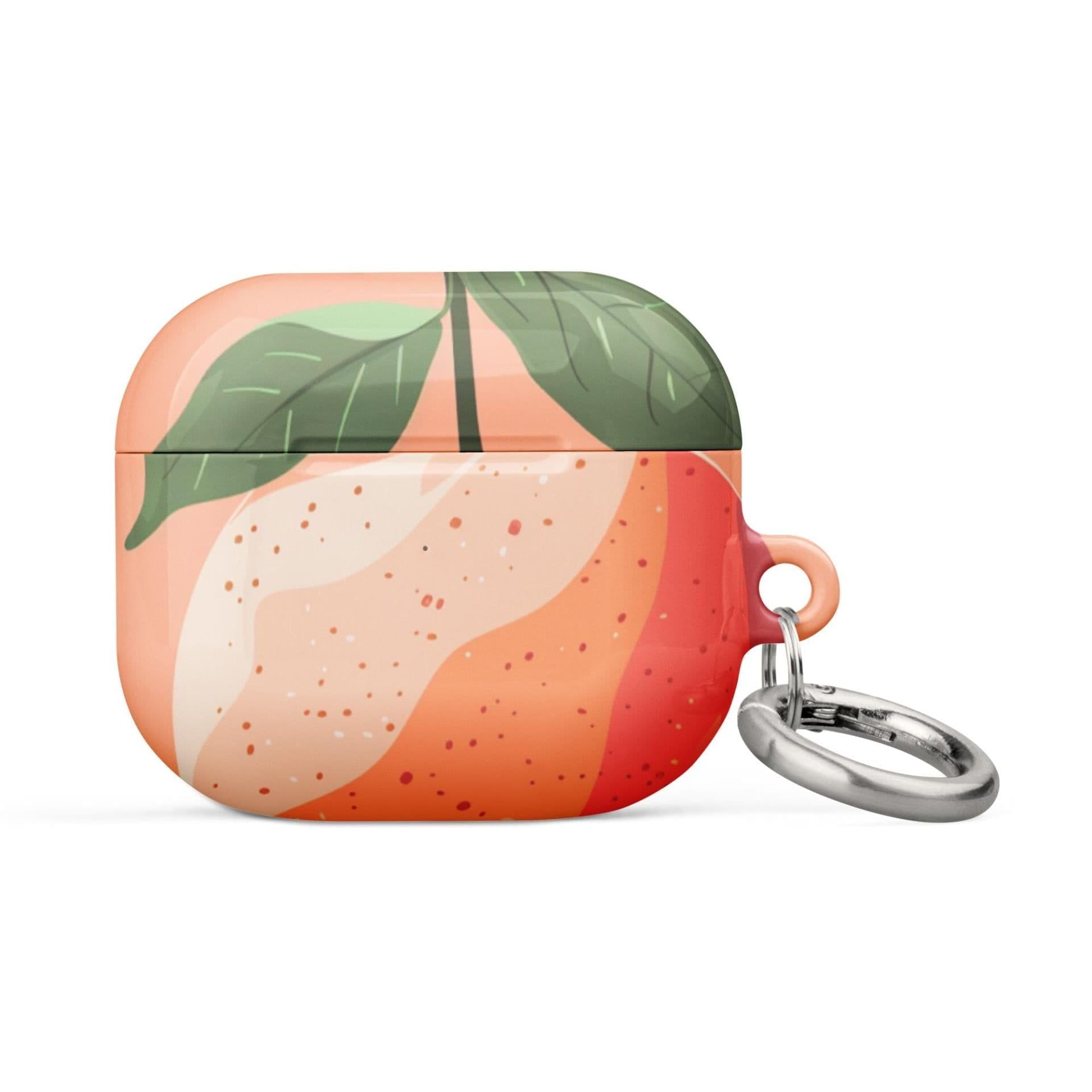 image-Peach Fruit Case for AirPods