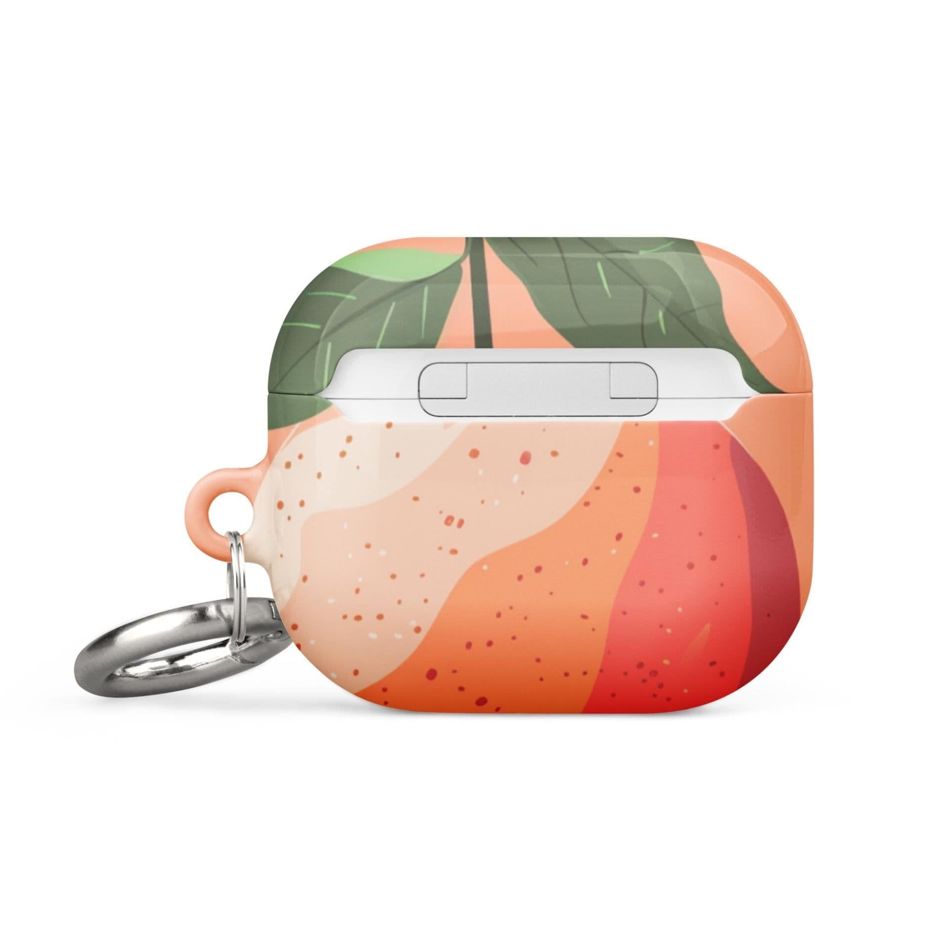 image-Peach Fruit Case for AirPods
