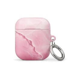 image-Pink Marble Case for AirPods