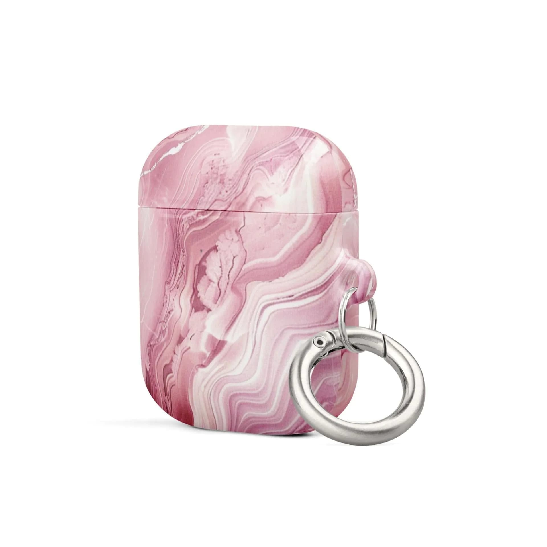 image-Pink Marble AirPods case