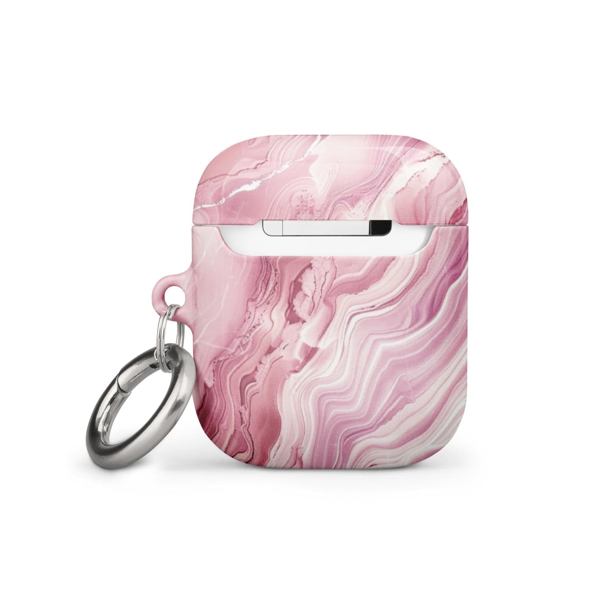 image-Pink Marble AirPods case