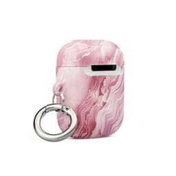 image-Pink Marble AirPods case