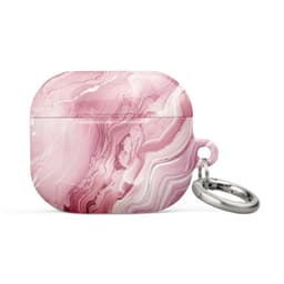 image-Pink Marble AirPods case