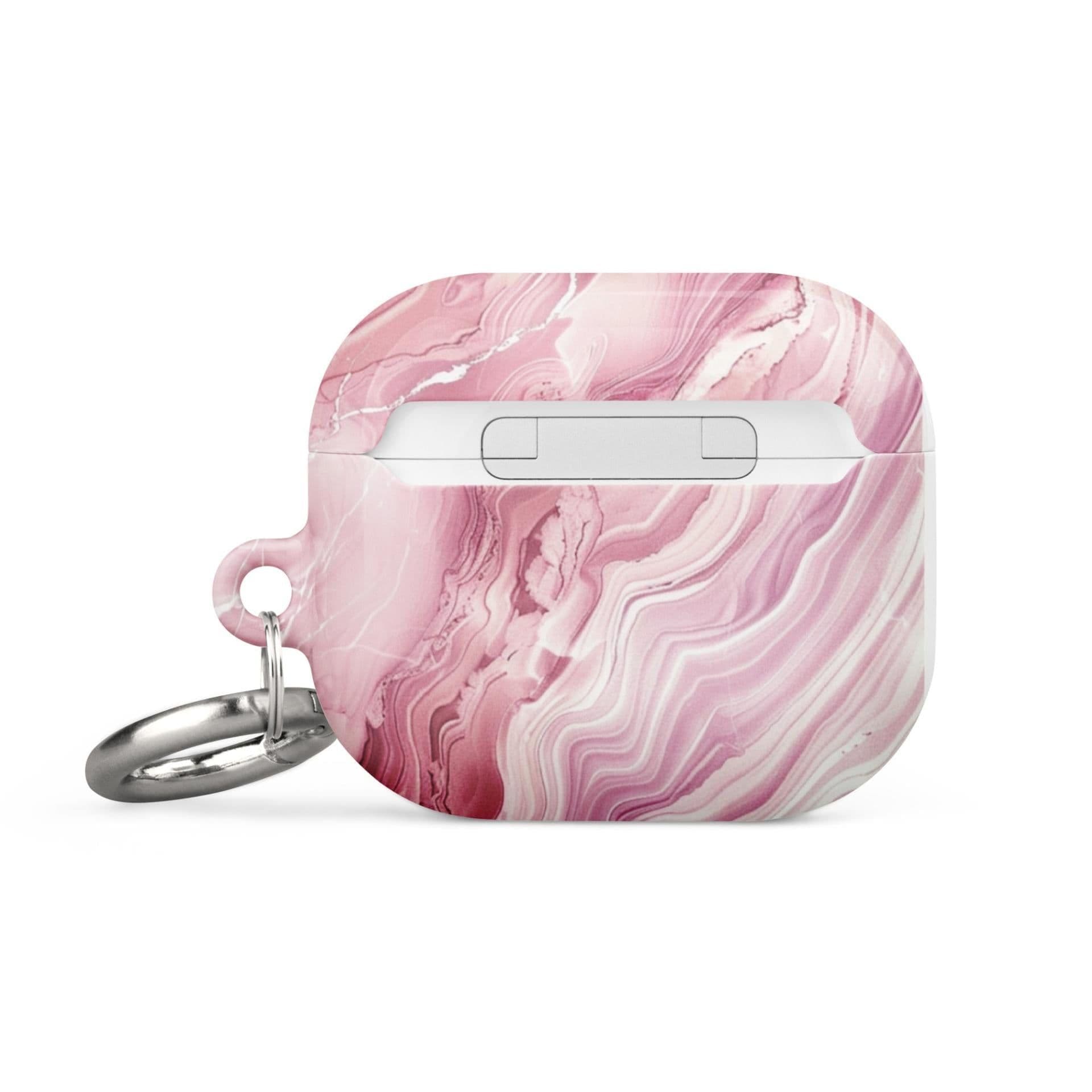 image-Pink Marble AirPods case
