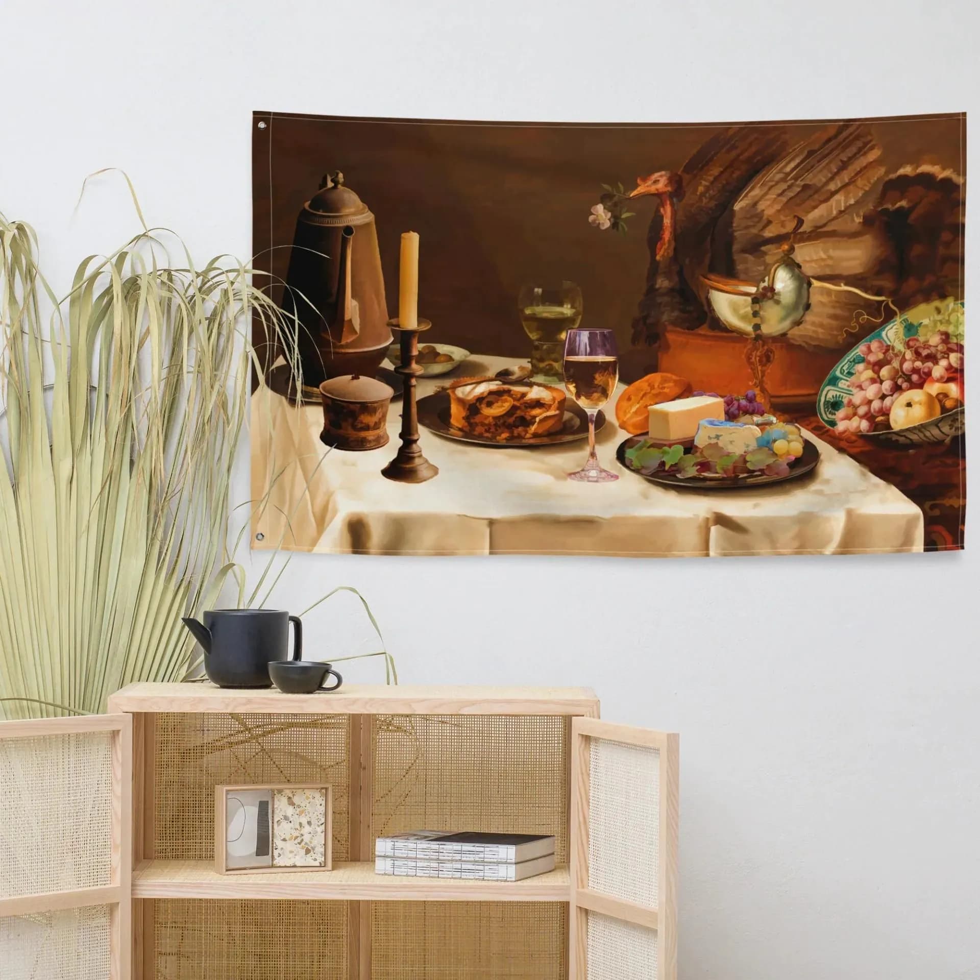 image-Still Life Flag Tapestry wall hanging