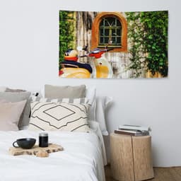 image-Vespa Scooter Flag Tapestry wall hanging