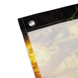 image-Think in Heaven Flag Tapestry wall hanging
