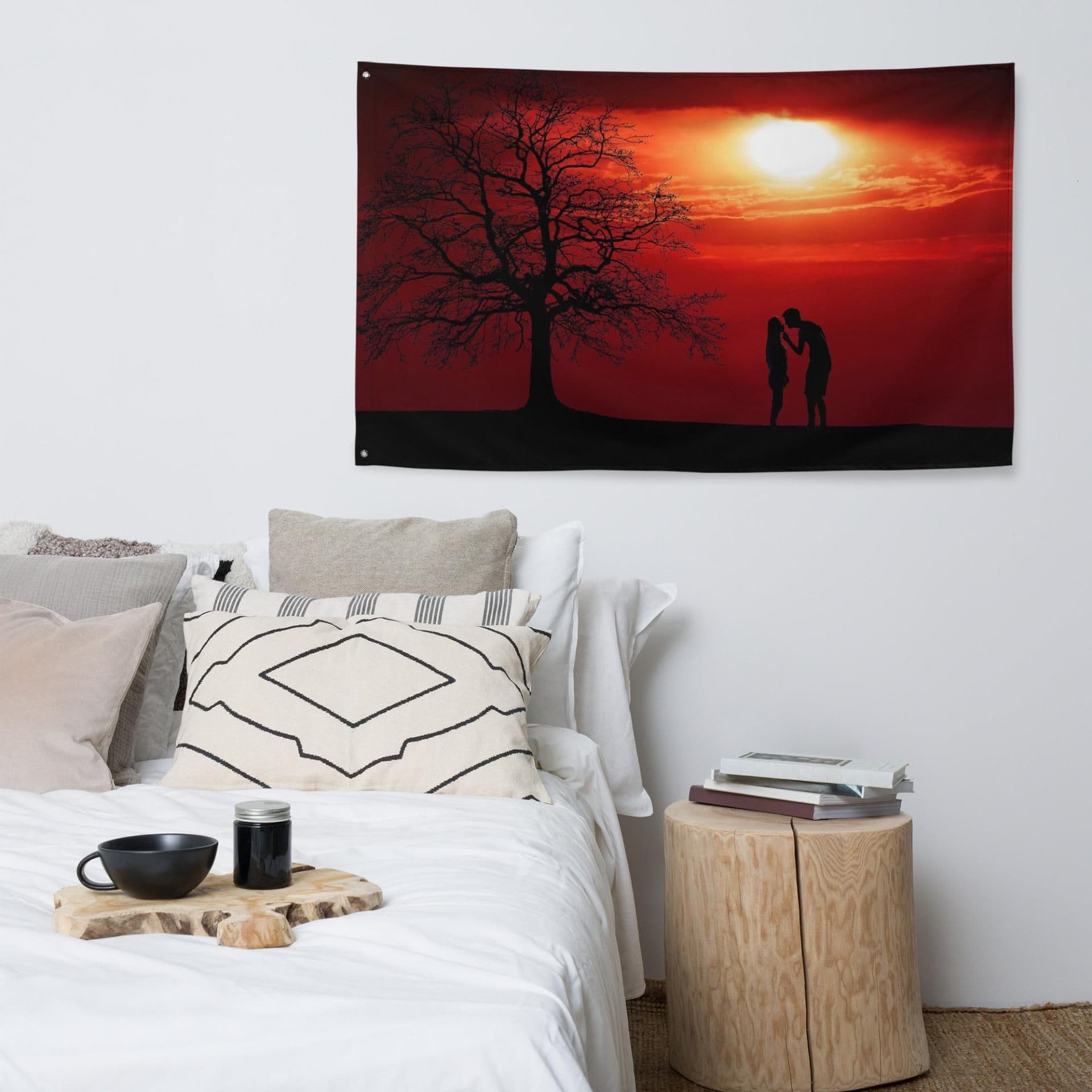 image-Couple Love Flag Tapestry wall hanging