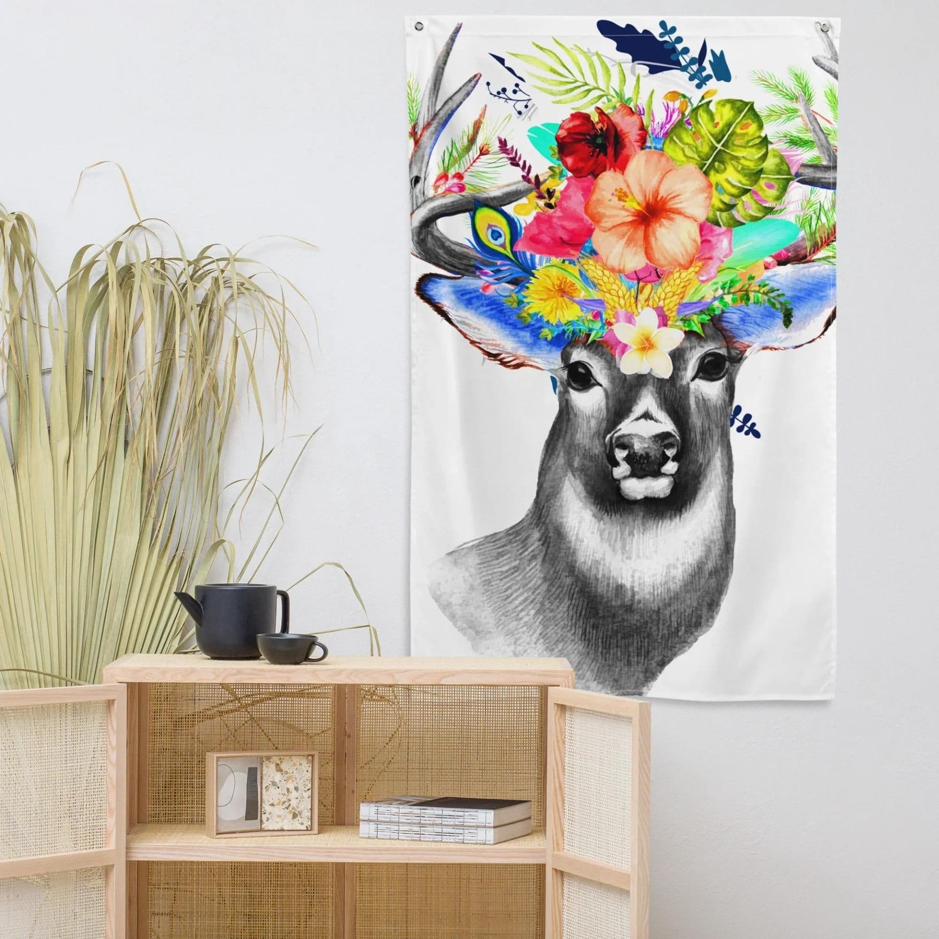 image-Animal Stag Flag