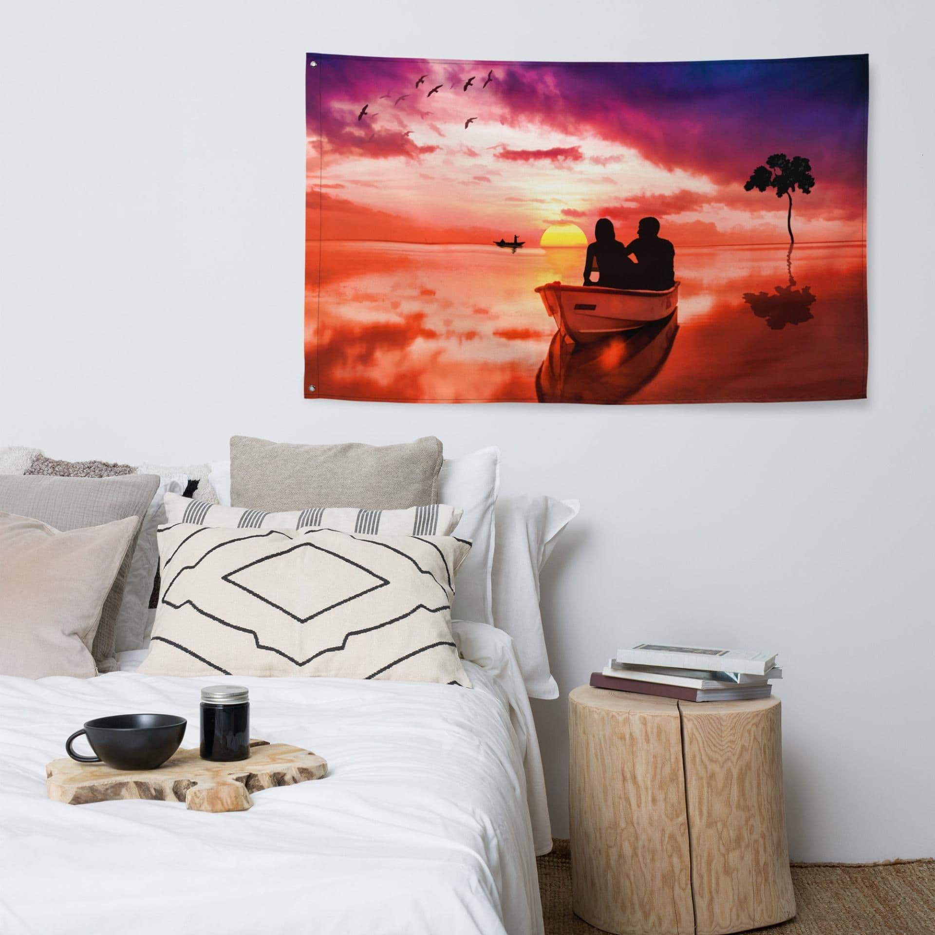 image-Couple Love Boat Flag