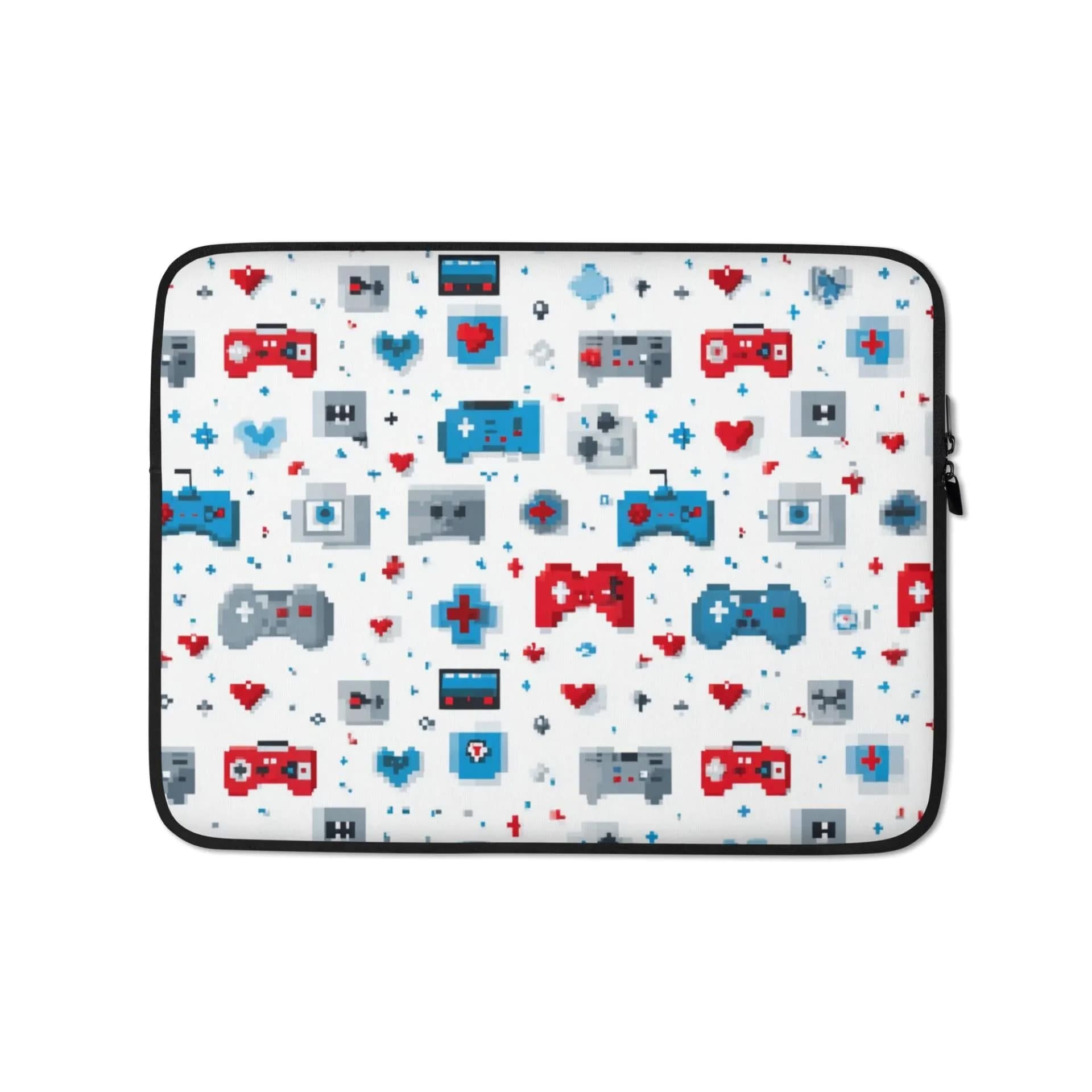 image-Controllers hearts Laptop Sleeve
