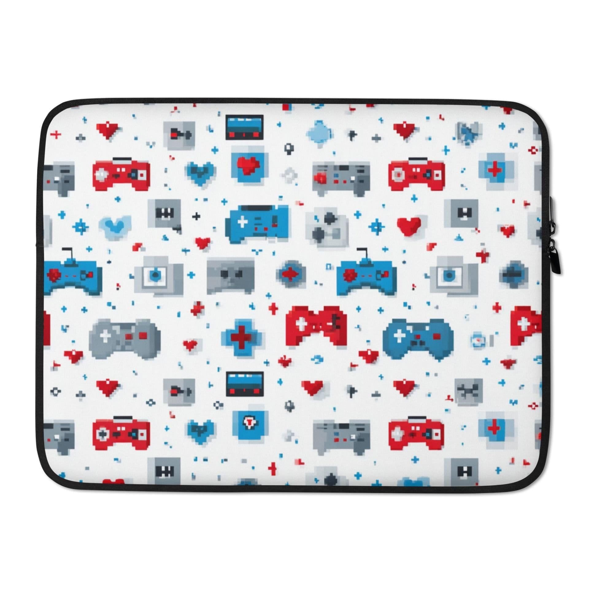image-Controllers hearts Laptop Sleeve