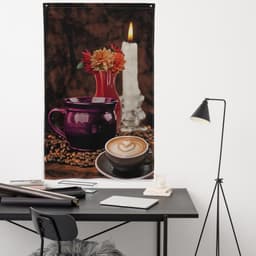 image-Still Life Vinatge Painting 2 Flag Tapestry