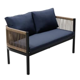 image-Multi-person Outdoor Sofa Combination with A Table, Suitable for Garden, Backyard and Balconies