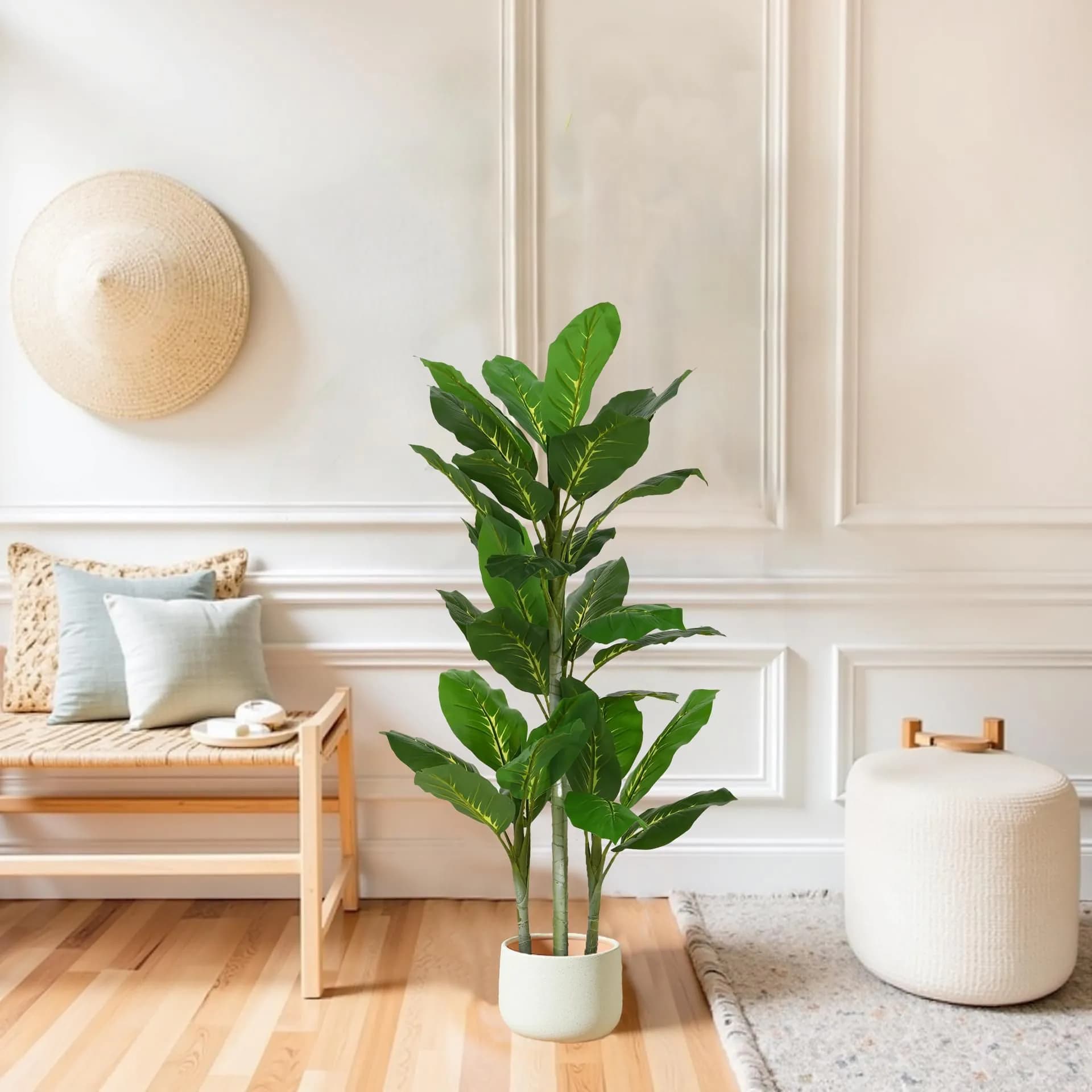image-42' Artificial Dieffenbachia Plant With Pot
