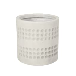 image-10-inch Cube Antique White MGO Planter