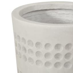 image-10-inch Cube Antique White MGO Planter