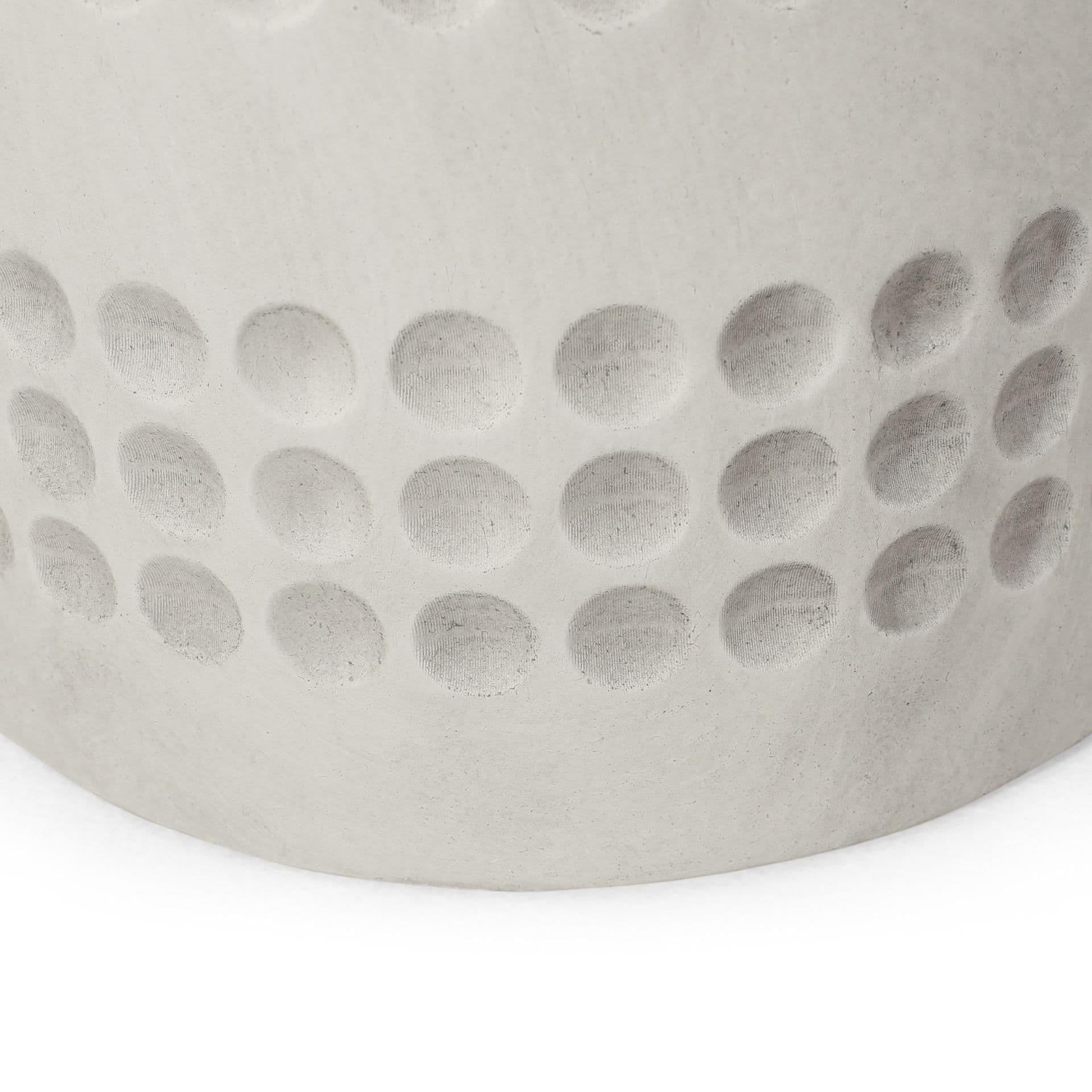 image-10-inch Cube Antique White MGO Planter