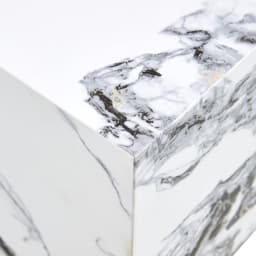 image-Modern white MDF+sticker material cube stylish texture design coffee table -15.75 inches