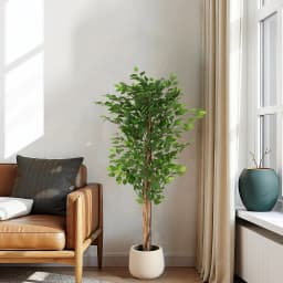 image-63' Artificial Ficus Tree With Pot
