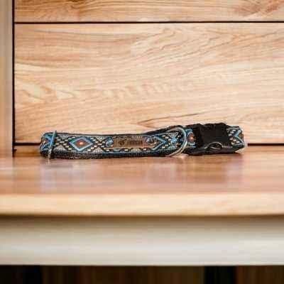 image-Designer's Whimsical Charm Handmade Dog Collar for Medium Breeds