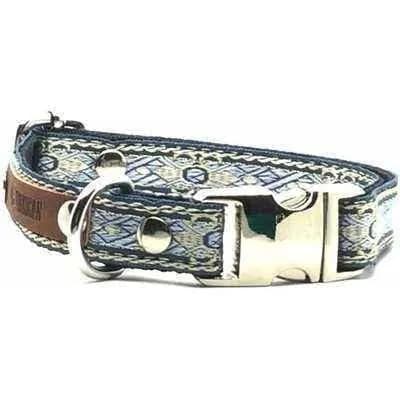 image-Engraved Cotton Dog Collar for Small Breeds