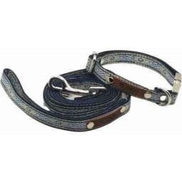 image-Engraved Cotton Dog Collar for Small Breeds