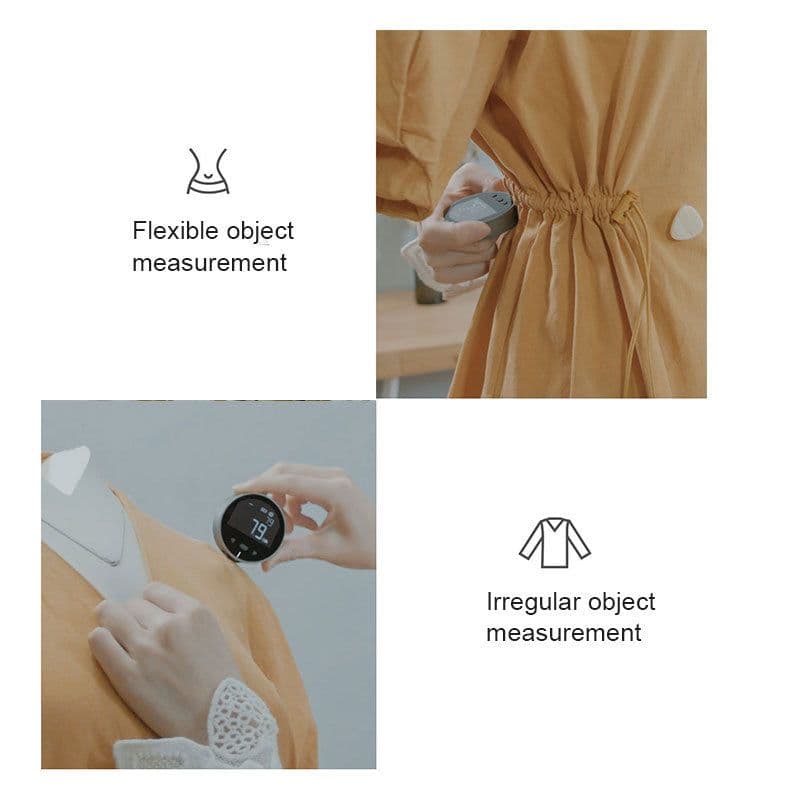image-Distance Measuring Instrument Electronic Measuring Ruler Tape Measure High Definition Digital LCD High Precision Electronic Measuring Ruler Tool